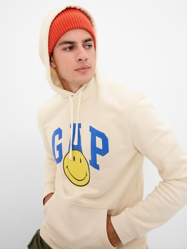 GAP GAP Gap & Smiley® Majica dugih rukava bež