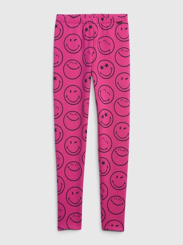 GAP GAP Gap & Smiley® Tajice dječje ružičasta