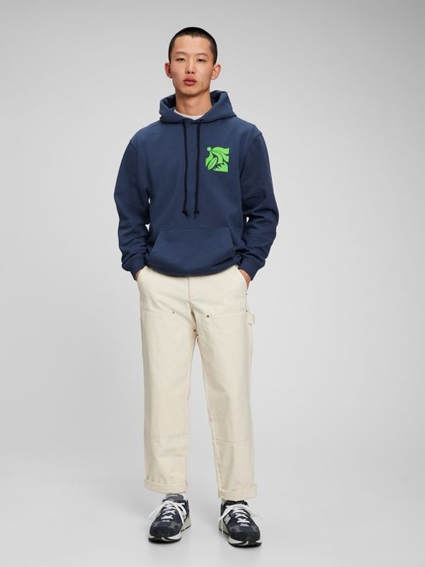 GAP GAP GAP x Bailey Elder Majica dugih rukava plava