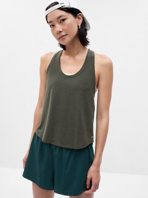 GAP GAP GapFit Majica bez rukava zelena