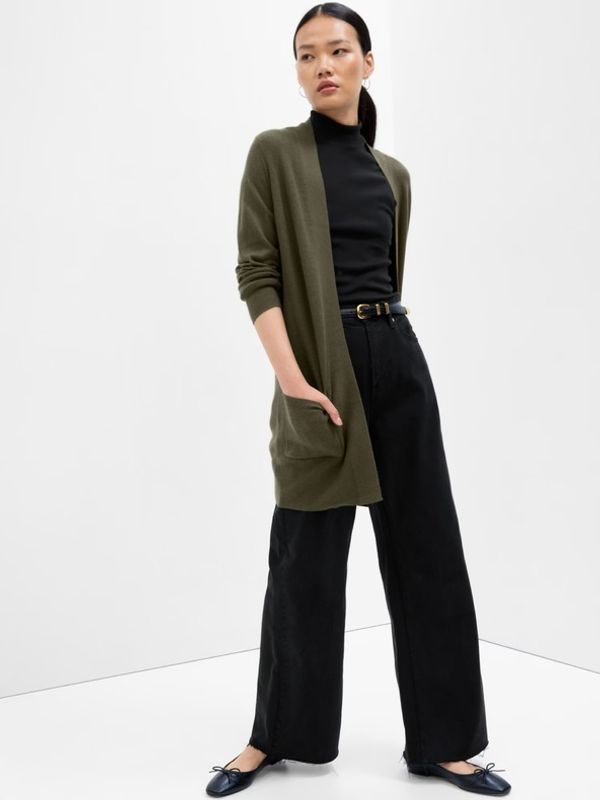 GAP GAP Kardigan zelena