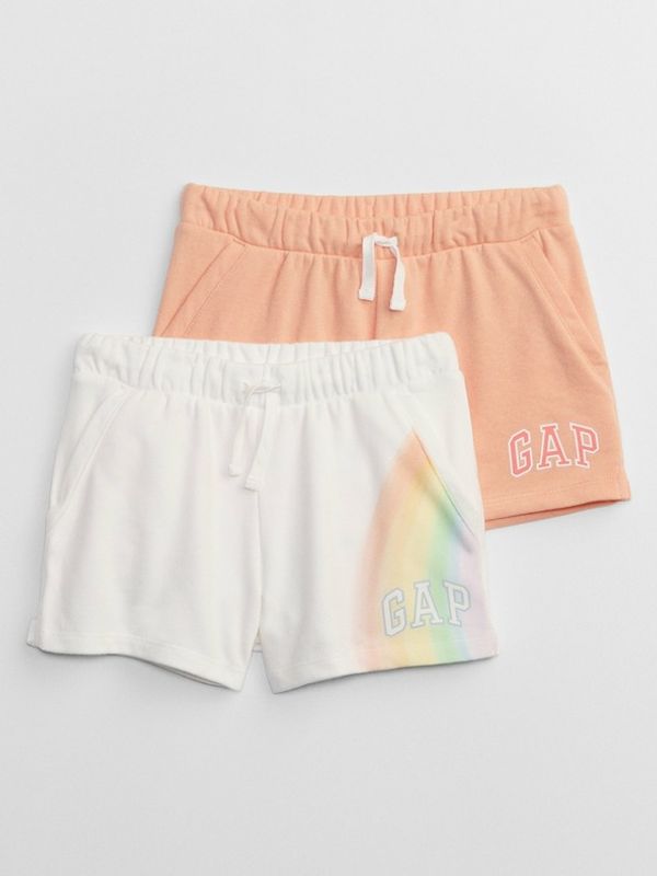 GAP GAP Kratke hlače dječje 2 kom bijela