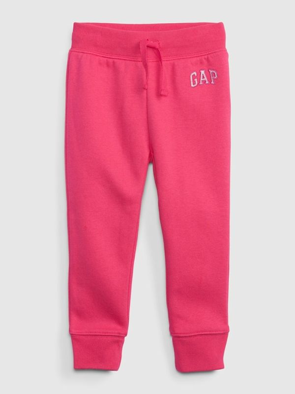 GAP GAP Logo Trenirka dječja donji dio ružičasta
