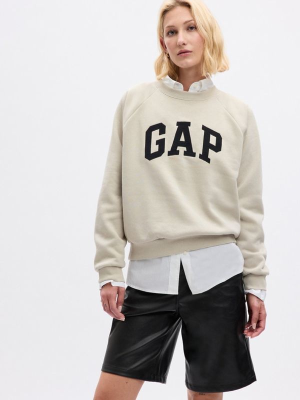 GAP GAP Majica dugih rukava bijela