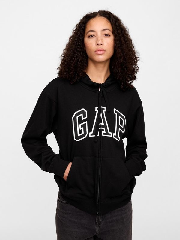 GAP GAP Majica dugih rukava crna