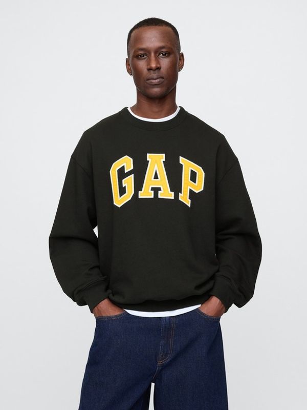 GAP GAP Majica dugih rukava crna