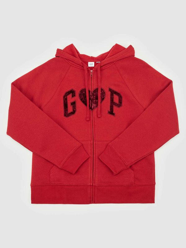 GAP GAP Majica dugih rukava crvena