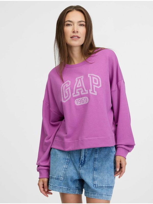 GAP GAP Majica dugih rukava ljubičasta