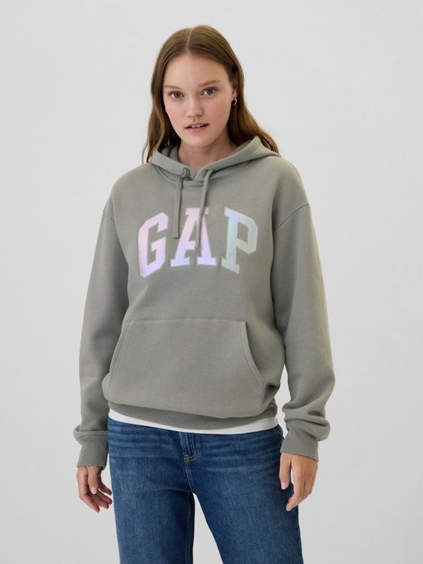 GAP GAP Majica dugih rukava siva