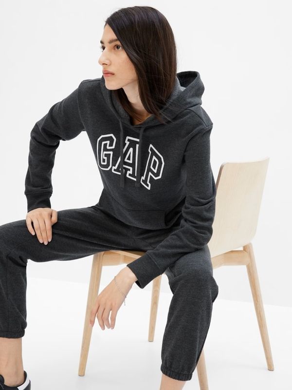 GAP GAP Majica dugih rukava siva