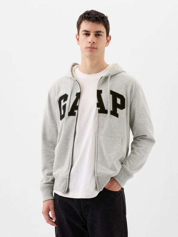 GAP GAP Majica dugih rukava siva