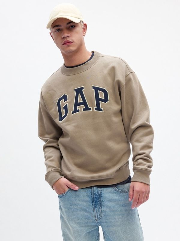 GAP GAP Majica dugih rukava smeđa