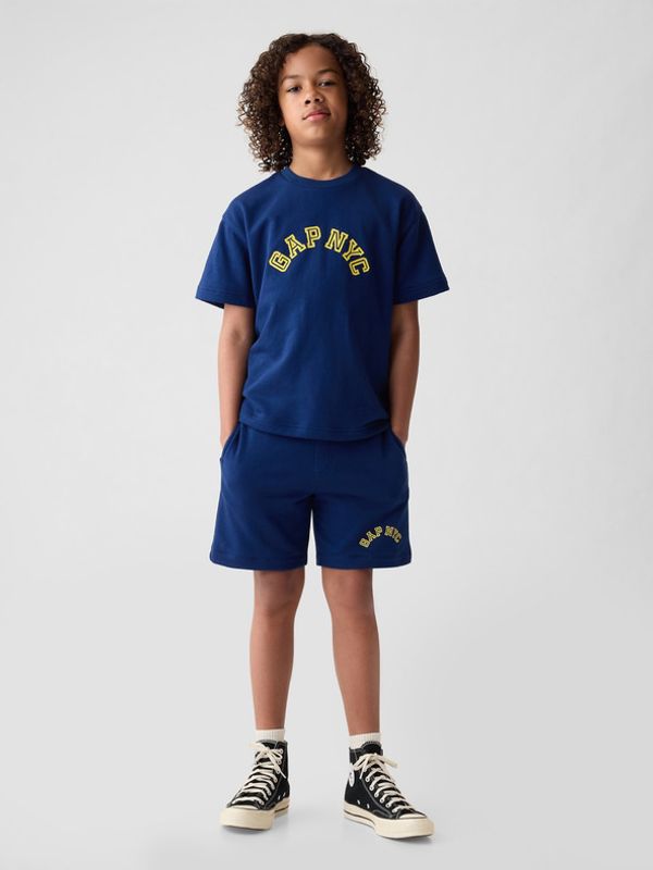 GAP GAP NYC Kratke hlače dječje plava
