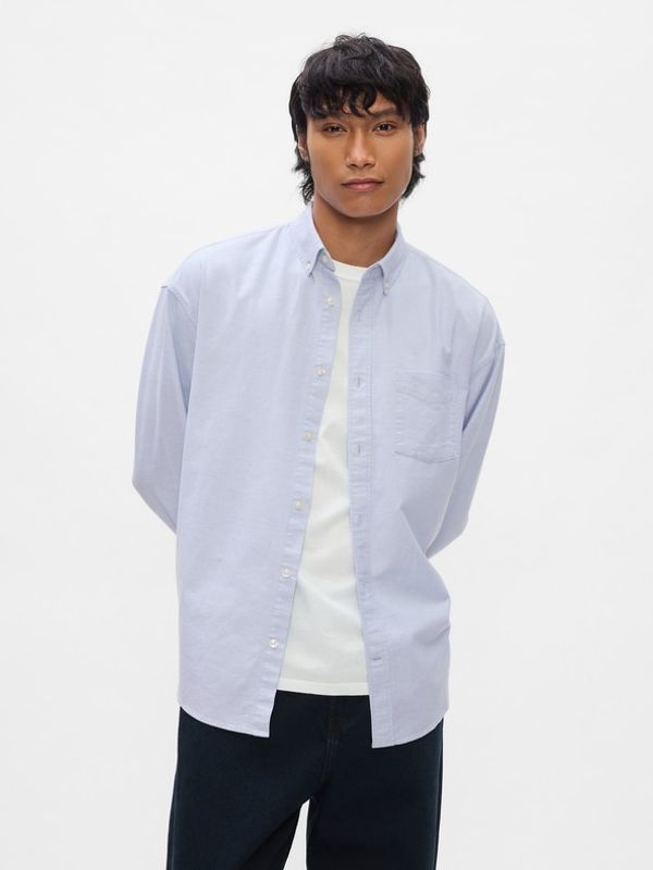 GAP GAP Oxford Big Košulja plava