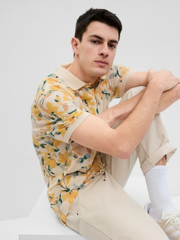 GAP GAP Polo majica žuta