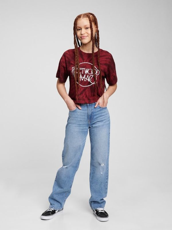 GAP GAP Teen '90s Washwell Traperice dječje plava