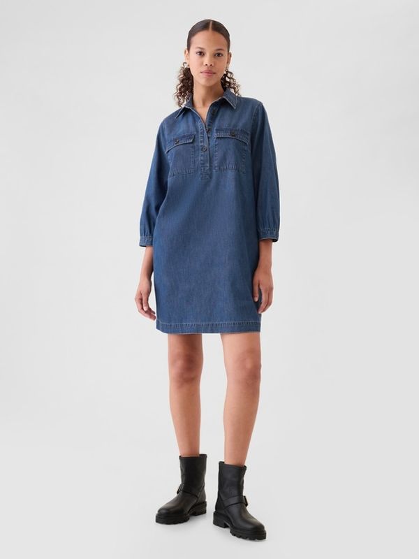 GAP GAP UltraSoft Utility Haljina plava