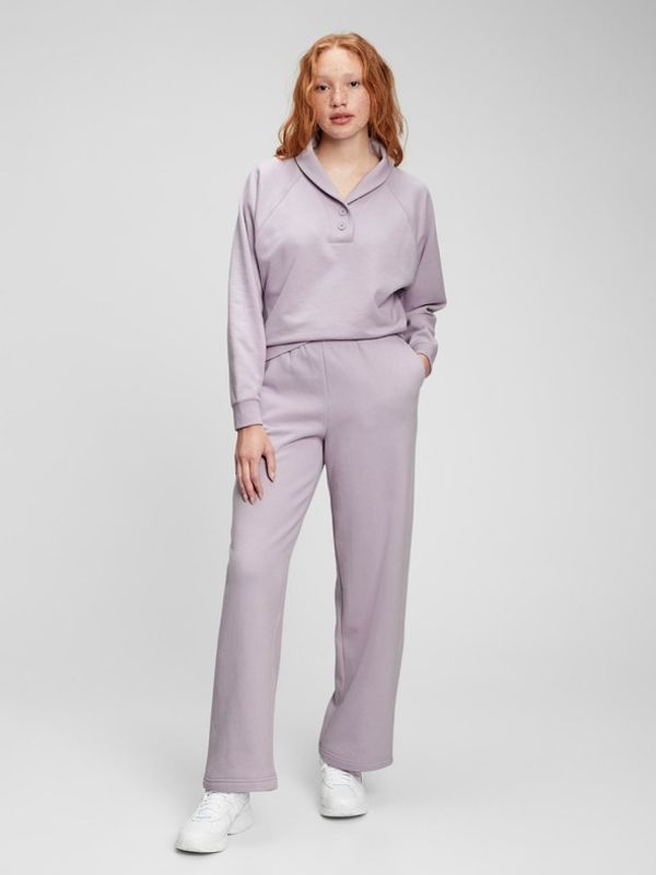 GAP GAP Vintage High Rise Hlače ljubičasta