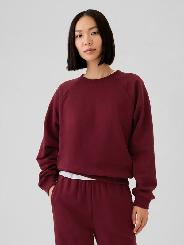 GAP GAP Vintage Soft Majica dugih rukava crvena