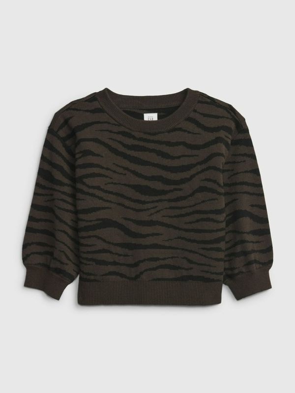 GAP GAP Zebra Džemper dječji smeđa