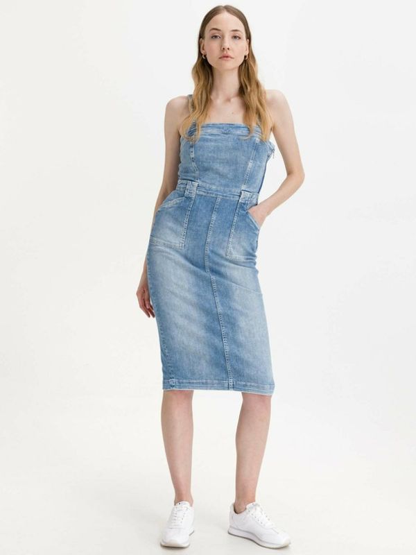 Guess Guess Bodycon Haljina plava