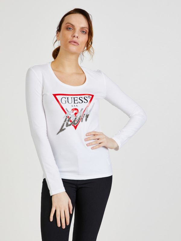 Guess Guess Icon Majica bijela