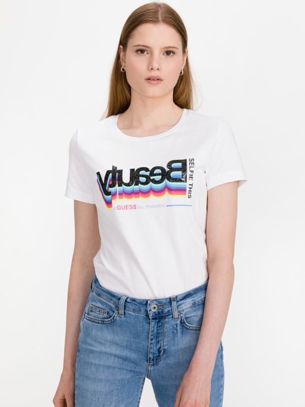 Guess Guess Majica bijela