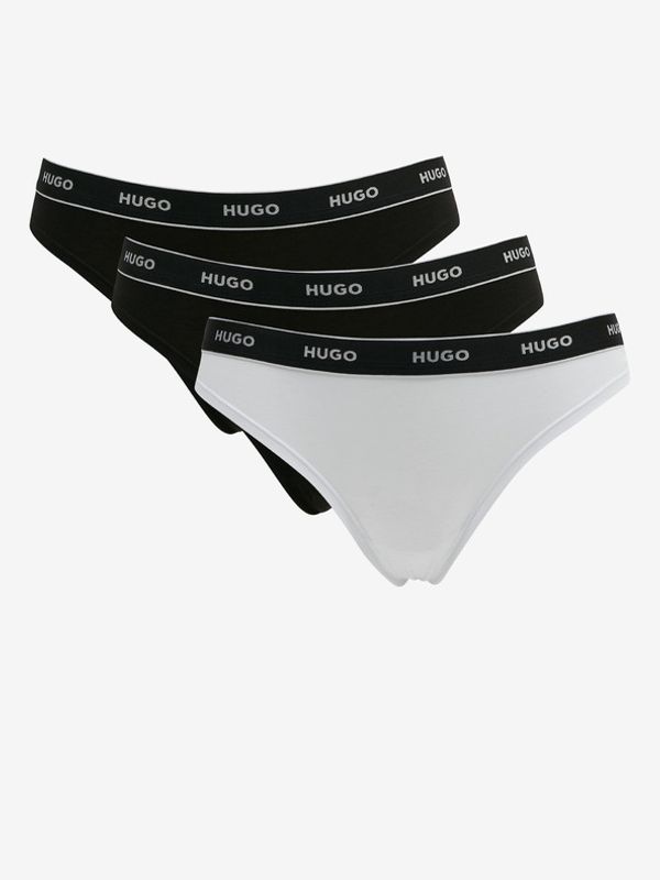 HUGO HUGO 3-pack Gaćice crna