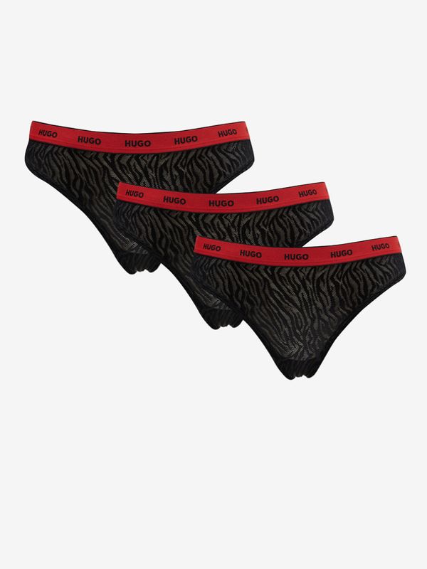 HUGO HUGO 3-pack Gaćice crna