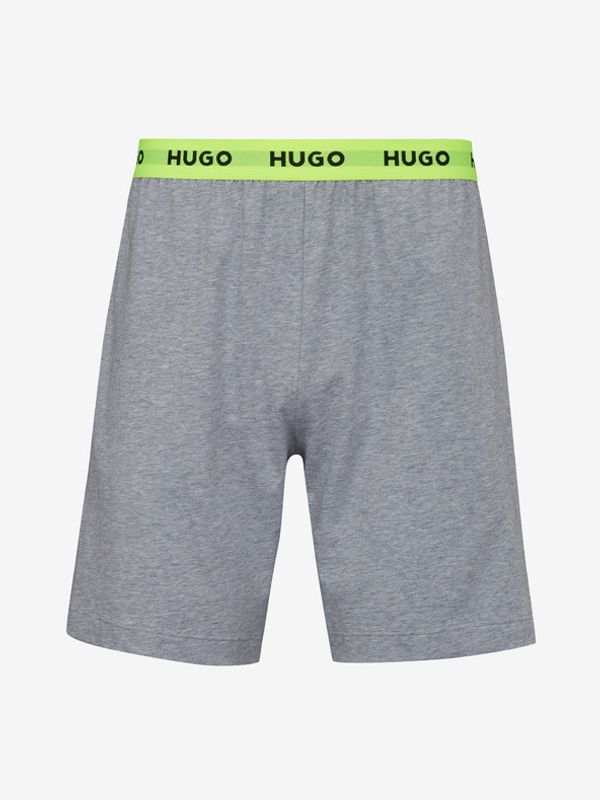 HUGO HUGO Kratke hlače za spavanje siva