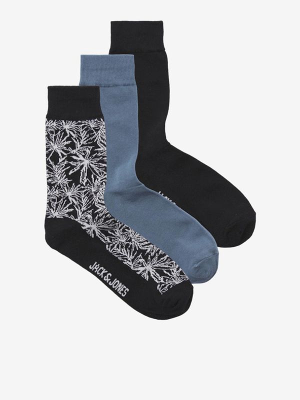 Jack & Jones Jack & Jones 3-pack Čarape crna