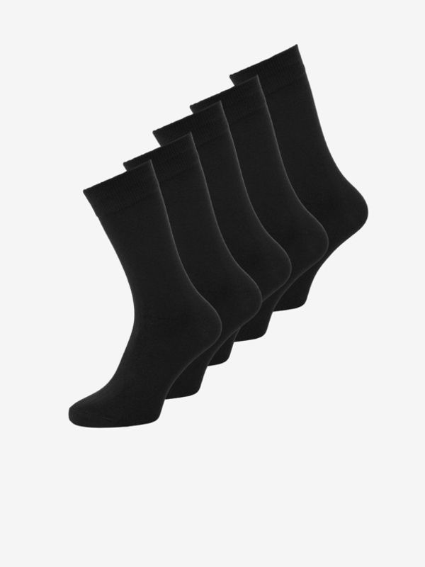 Jack & Jones Jack & Jones Basic Bamboo 5-pack Čarape crna