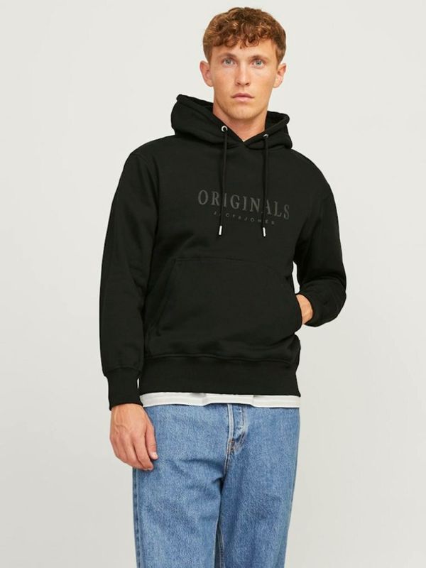Jack & Jones Jack & Jones Frederiks Majica dugih rukava crna