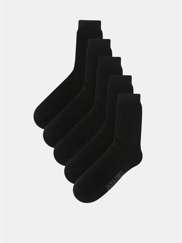 Jack & Jones Jack & Jones Jens 5-pack Čarape crna