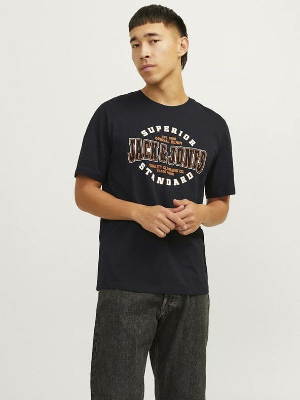 Jack & Jones Jack & Jones Logo Majica crna