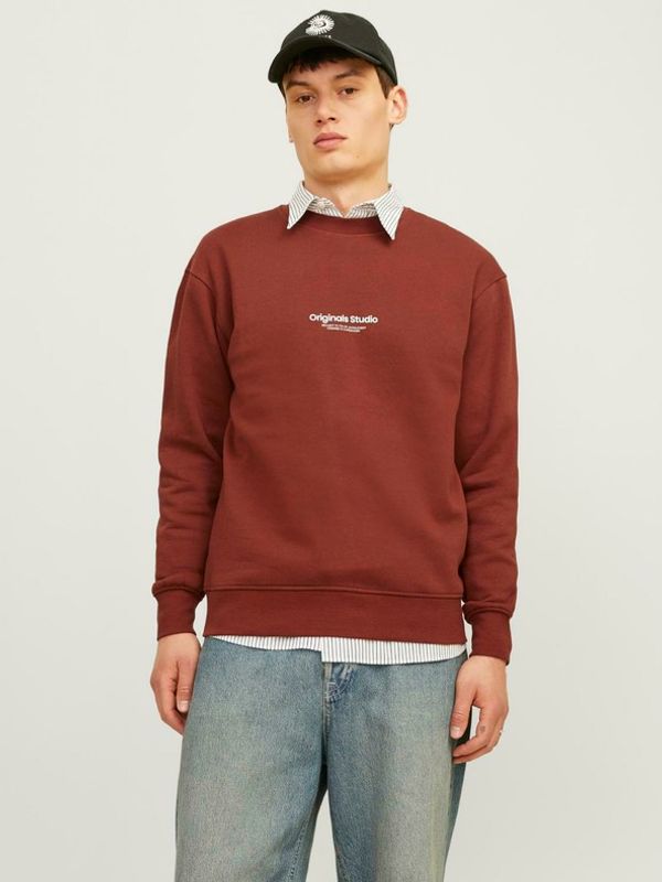 Jack & Jones Jack & Jones Majica dugih rukava smeđa
