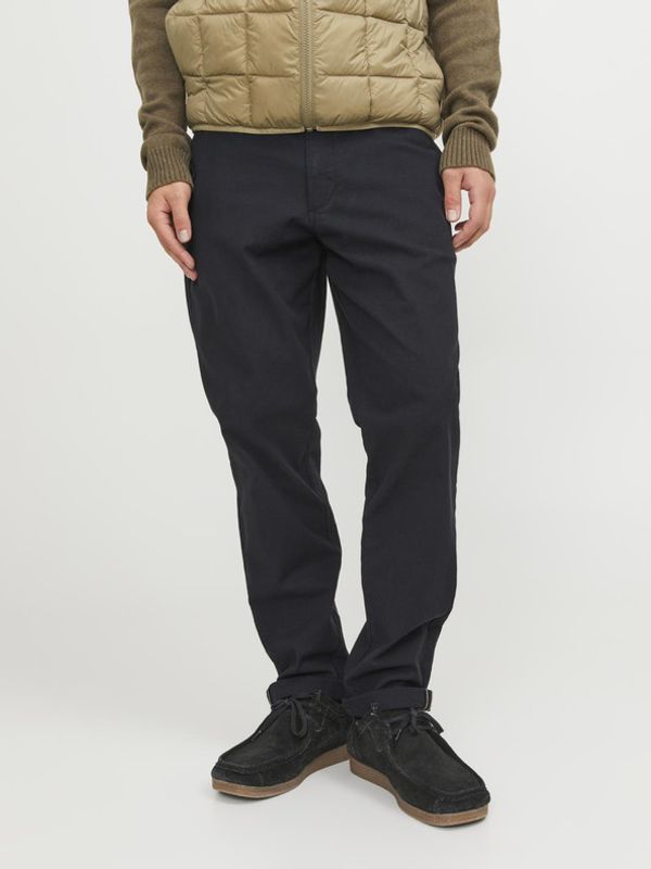 Jack & Jones Jack & Jones Marco Chino Hlače crna
