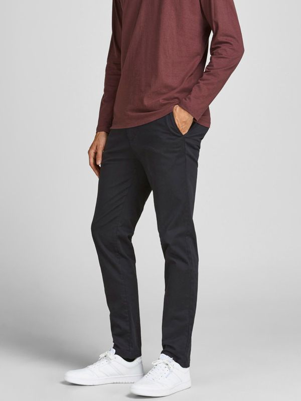 Jack & Jones Jack & Jones Marco Chino Hlače crna