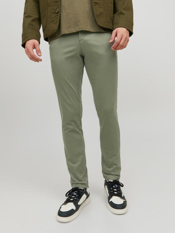 Jack & Jones Jack & Jones Marco Chino Hlače zelena