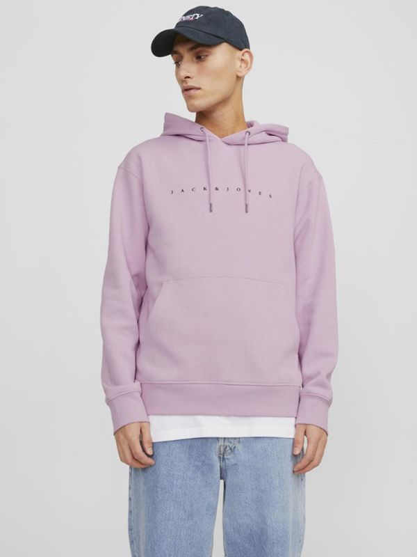 Jack & Jones Jack & Jones Star Majica dugih rukava ružičasta