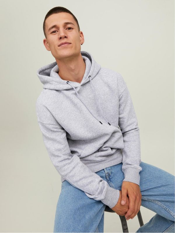 Jack & Jones Jack & Jones Star Majica dugih rukava siva
