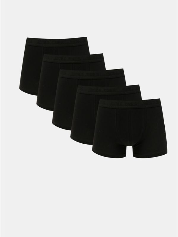 Jack & Jones Jack & Jones Tone Bokserice 5 kom crna