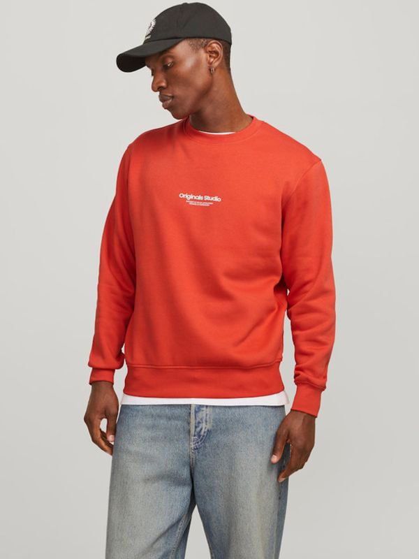 Jack & Jones Jack & Jones Vesterbro Majica dugih rukava narančasta
