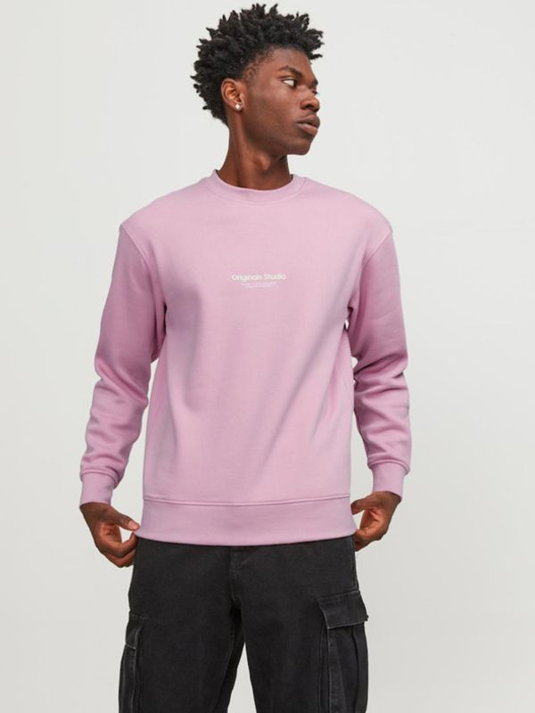 Jack & Jones Jack & Jones Vesterbro Majica dugih rukava ružičasta