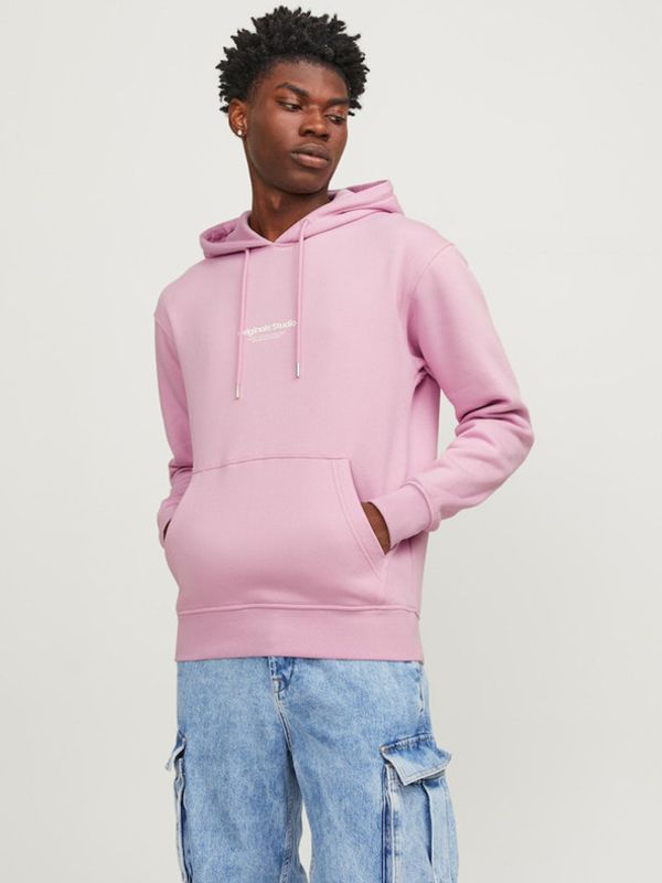 Jack & Jones Jack & Jones Vesterbro Majica dugih rukava ružičasta