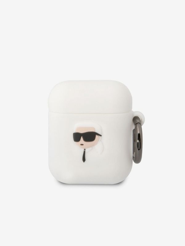 Karl Lagerfeld Karl Lagerfeld Airpods 1/2 White Etui bijela