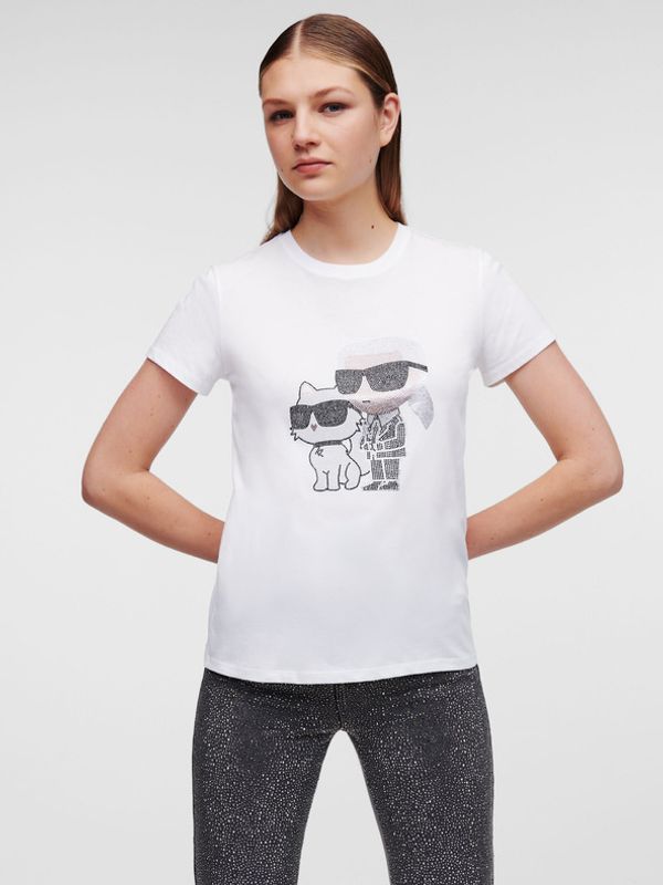 Karl Lagerfeld Karl Lagerfeld Ikonik 2.0 Majica bijela