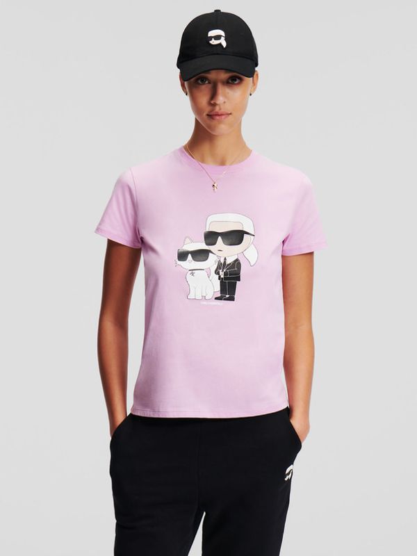 Karl Lagerfeld Karl Lagerfeld Ikonik 2.0 Majica ružičasta