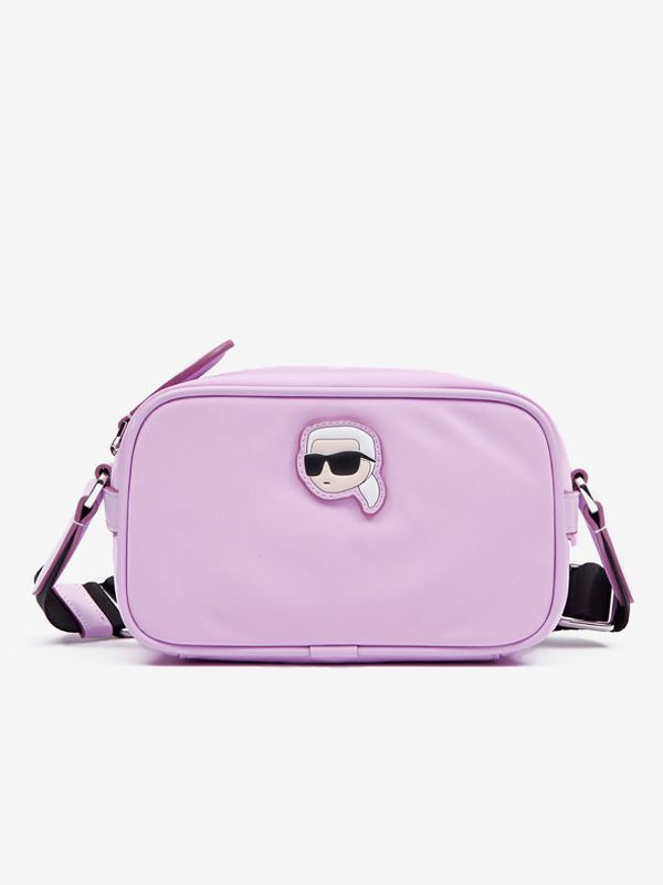 Karl Lagerfeld Karl Lagerfeld Ikonik 2.0 Nylon Camera Bag Torba ljubičasta