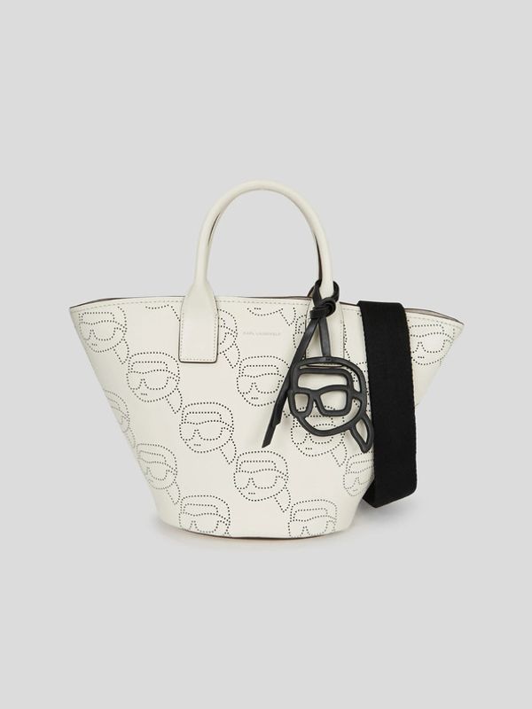 Karl Lagerfeld Karl Lagerfeld Ikonik 2.0 Perforated Torba bijela